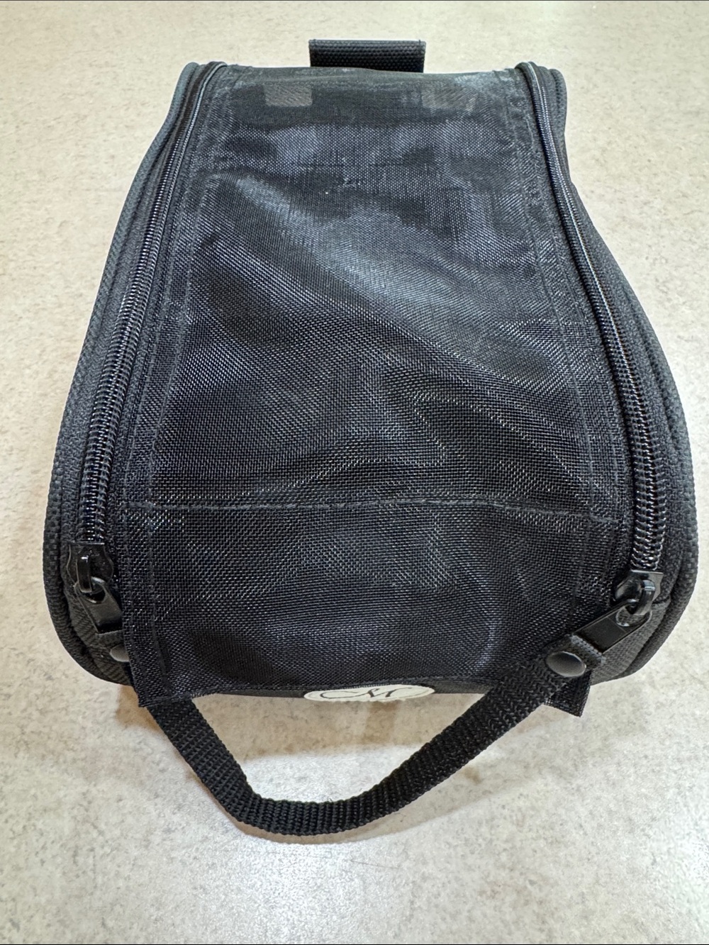 Creative Memories Black Organization Bag with Dual Zippers